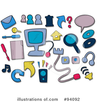 Royalty-Free (RF) Icons Clipart Illustration by BNP Design Studio - Stock Sample #94092