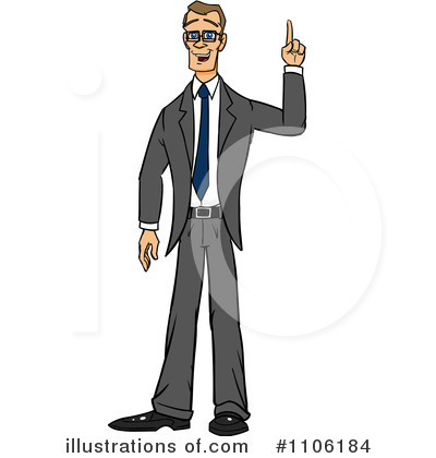 Businessman Clipart #1106184 by Cartoon Solutions