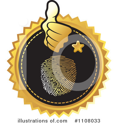 Finger Print Clipart #1108033 by Lal Perera