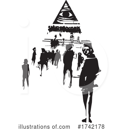Royalty-Free (RF) Illuminati Clipart Illustration by xunantunich - Stock Sample #1742178