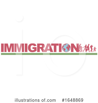 Royalty-Free (RF) Immigration Clipart Illustration by Domenico Condello - Stock Sample #1648869