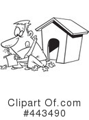 In The Dog House Clipart #443490 by toonaday