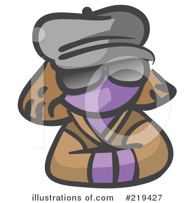 Royalty-Free (RF) Incognito Clipart Illustration by Leo Blanchette - Stock Sample #219427