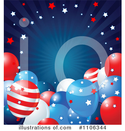 Royalty-Free (RF) Independence Day Clipart Illustration by Pushkin - Stock Sample #1106344