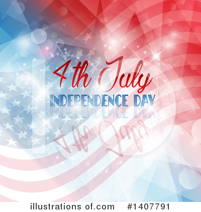 Royalty-Free (RF) Independence Day Clipart Illustration by KJ Pargeter - Stock Sample #1407791