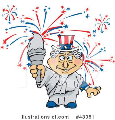 Uncle Sam Character Clipart #43081 by Dennis Holmes Designs