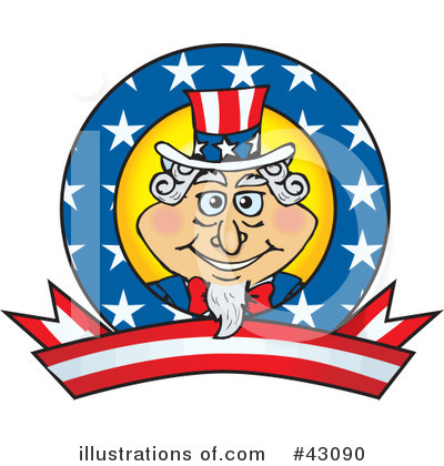 Royalty-Free (RF) Independence Day Clipart Illustration by Dennis Holmes Designs - Stock Sample #43090