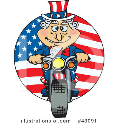 Royalty-Free (RF) Independence Day Clipart Illustration by Dennis Holmes Designs - Stock Sample #43091