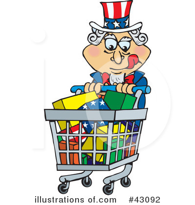 Shopping Clipart #43092 by Dennis Holmes Designs