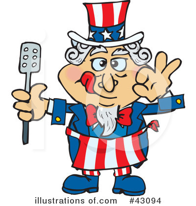 Uncle Sam Character Clipart #43094 by Dennis Holmes Designs