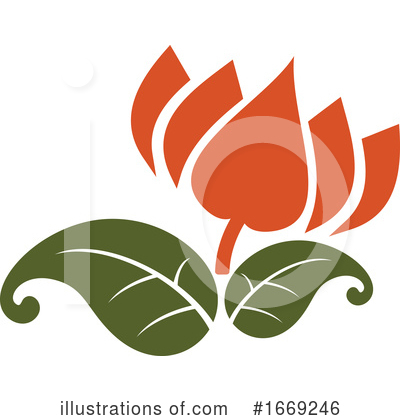 Lotus Flower Clipart #1669246 by Vector Tradition SM