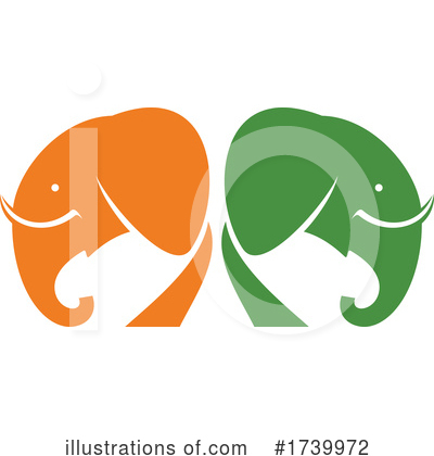 Elephant Clipart #1739972 by Vector Tradition SM