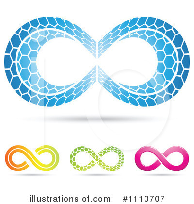 Royalty-Free (RF) Infinity Clipart Illustration by cidepix - Stock Sample #1110707
