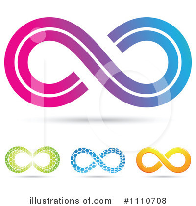 Royalty-Free (RF) Infinity Clipart Illustration by cidepix - Stock Sample #1110708