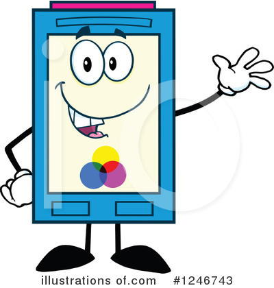Printing Clipart #1246743 by Hit Toon