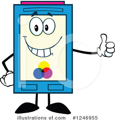 Royalty-Free (RF) Ink Cartridge Clipart Illustration by Hit Toon - Stock Sample #1246955