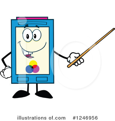 Royalty-Free (RF) Ink Cartridge Clipart Illustration by Hit Toon - Stock Sample #1246956