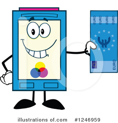 Royalty-Free (RF) Ink Cartridge Clipart Illustration by Hit Toon - Stock Sample #1246959