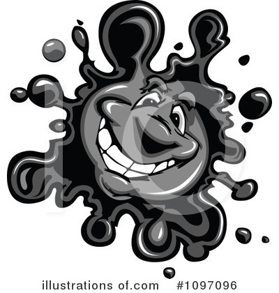 Splatters Clipart #1097096 by Chromaco