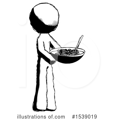 Royalty-Free (RF) Ink Design Mascot Clipart Illustration by Leo Blanchette - Stock Sample #1539019