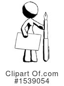 Ink Design Mascot Clipart #1539054 by Leo Blanchette