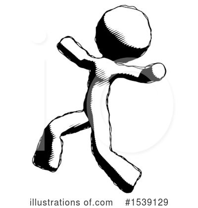 Royalty-Free (RF) Ink Design Mascot Clipart Illustration by Leo Blanchette - Stock Sample #1539129