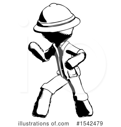 Royalty-Free (RF) Ink Design Mascot Clipart Illustration by Leo Blanchette - Stock Sample #1542479
