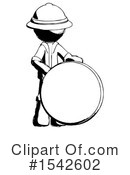 Ink Design Mascot Clipart #1542602 by Leo Blanchette