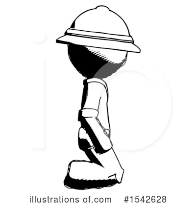 Royalty-Free (RF) Ink Design Mascot Clipart Illustration by Leo Blanchette - Stock Sample #1542628