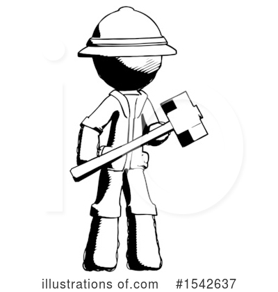 Royalty-Free (RF) Ink Design Mascot Clipart Illustration by Leo Blanchette - Stock Sample #1542637