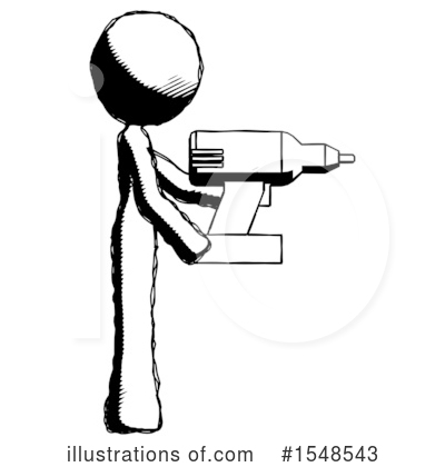 Royalty-Free (RF) Ink Design Mascot Clipart Illustration by Leo Blanchette - Stock Sample #1548543