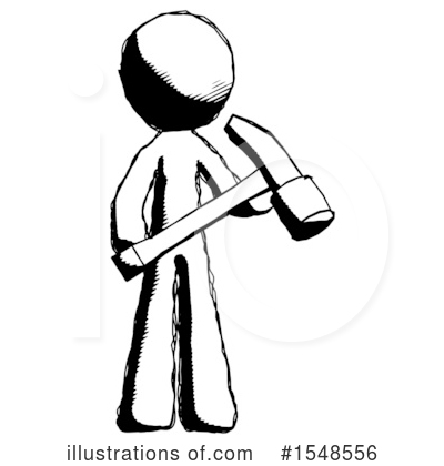 Royalty-Free (RF) Ink Design Mascot Clipart Illustration by Leo Blanchette - Stock Sample #1548556