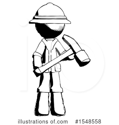 Royalty-Free (RF) Ink Design Mascot Clipart Illustration by Leo Blanchette - Stock Sample #1548558