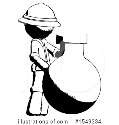 Royalty-Free (RF) Ink Design Mascot Clipart Illustration by Leo Blanchette - Stock Sample #1549334