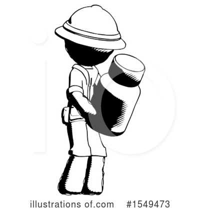 Royalty-Free (RF) Ink Design Mascot Clipart Illustration by Leo Blanchette - Stock Sample #1549473