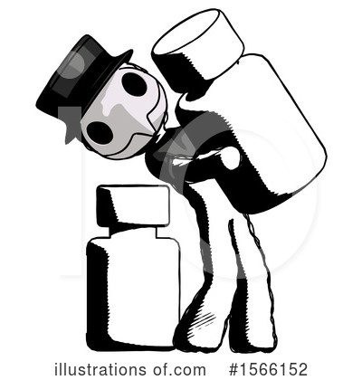 Royalty-Free (RF) Ink Design Mascot Clipart Illustration by Leo Blanchette - Stock Sample #1566152