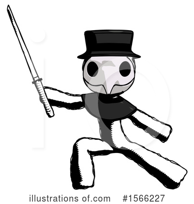 Royalty-Free (RF) Ink Design Mascot Clipart Illustration by Leo Blanchette - Stock Sample #1566227