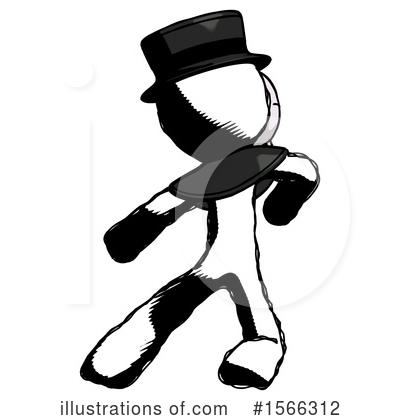 Royalty-Free (RF) Ink Design Mascot Clipart Illustration by Leo Blanchette - Stock Sample #1566312