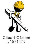 Ink Design Mascot Clipart #1571475 by Leo Blanchette
