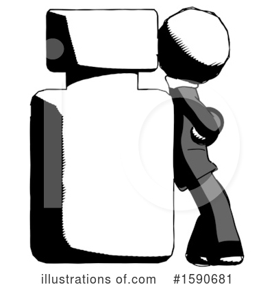 Royalty-Free (RF) Ink Design Mascot Clipart Illustration by Leo Blanchette - Stock Sample #1590681