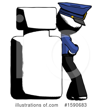 Royalty-Free (RF) Ink Design Mascot Clipart Illustration by Leo Blanchette - Stock Sample #1590683