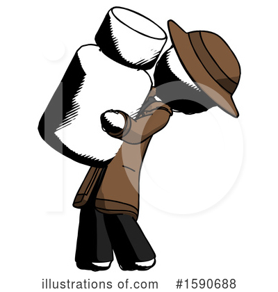 Royalty-Free (RF) Ink Design Mascot Clipart Illustration by Leo Blanchette - Stock Sample #1590688