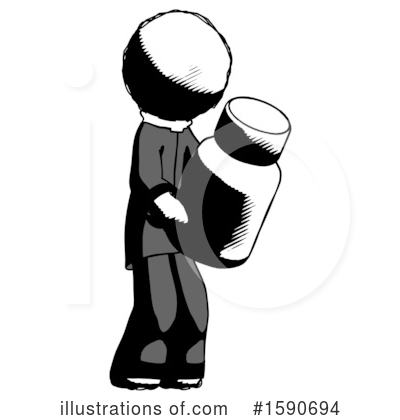 Royalty-Free (RF) Ink Design Mascot Clipart Illustration by Leo Blanchette - Stock Sample #1590694