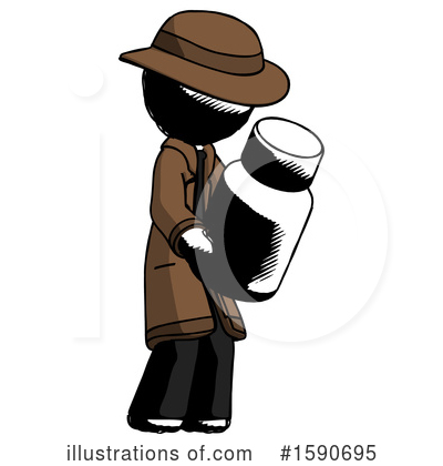 Royalty-Free (RF) Ink Design Mascot Clipart Illustration by Leo Blanchette - Stock Sample #1590695
