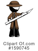Ink Design Mascot Clipart #1590745 by Leo Blanchette