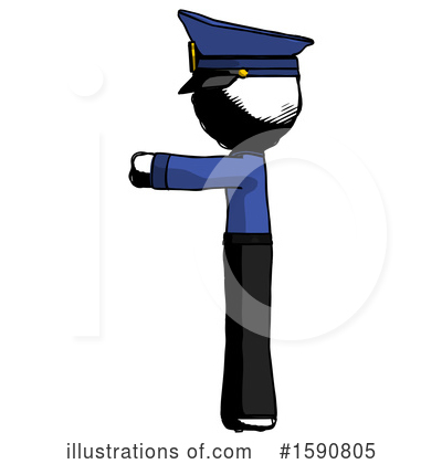 Royalty-Free (RF) Ink Design Mascot Clipart Illustration by Leo Blanchette - Stock Sample #1590805