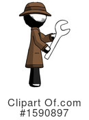 Ink Design Mascot Clipart #1590897 by Leo Blanchette