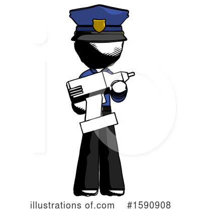 Royalty-Free (RF) Ink Design Mascot Clipart Illustration by Leo Blanchette - Stock Sample #1590908