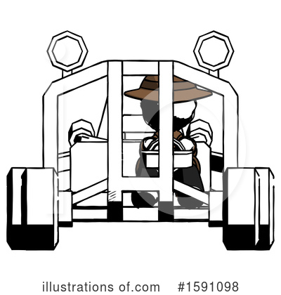 Royalty-Free (RF) Ink Design Mascot Clipart Illustration by Leo Blanchette - Stock Sample #1591098