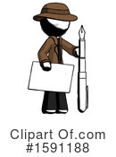 Ink Design Mascot Clipart #1591188 by Leo Blanchette